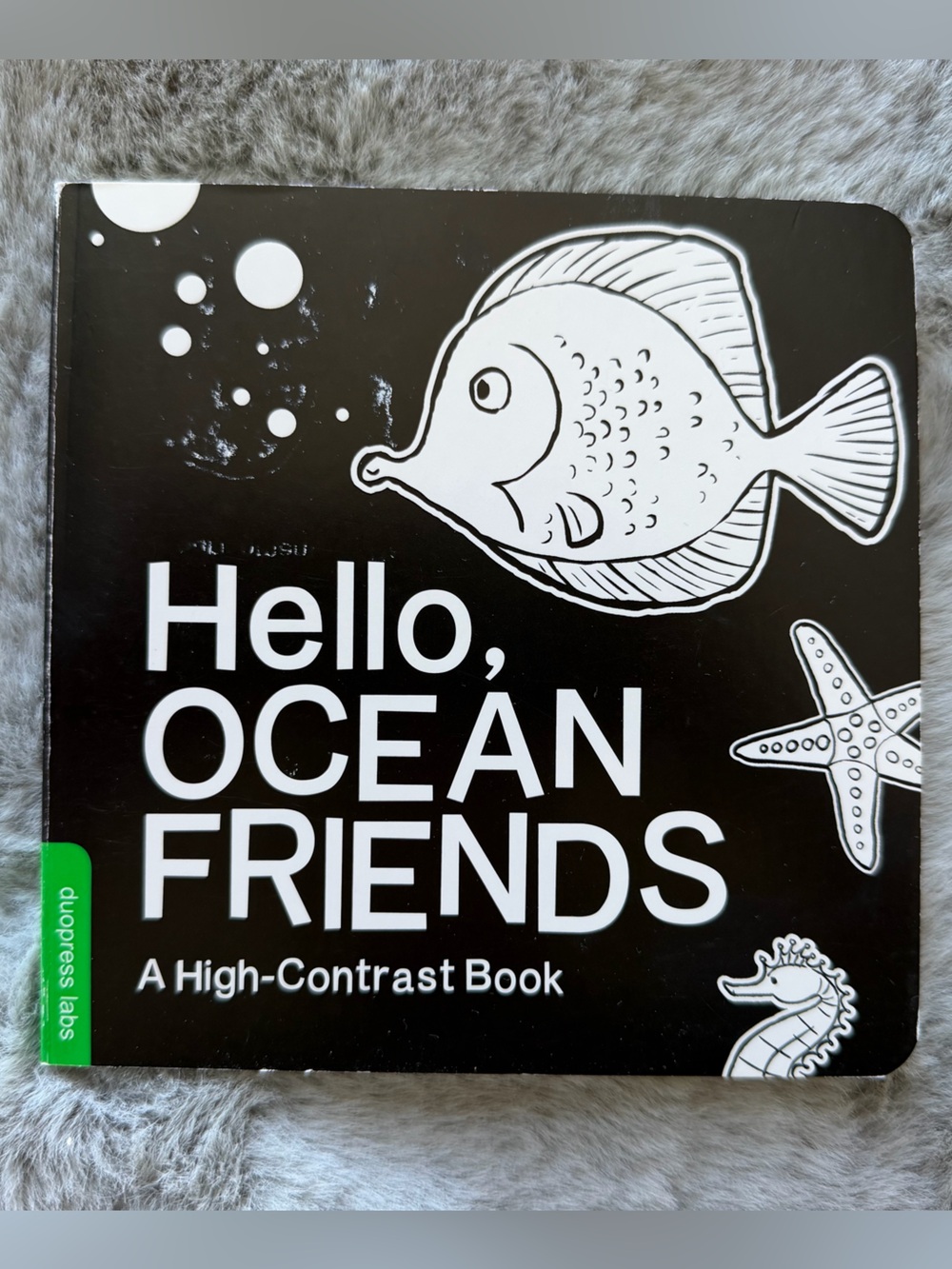 Hello, Ocean Friends: A Black-and-White Board Book for Babies